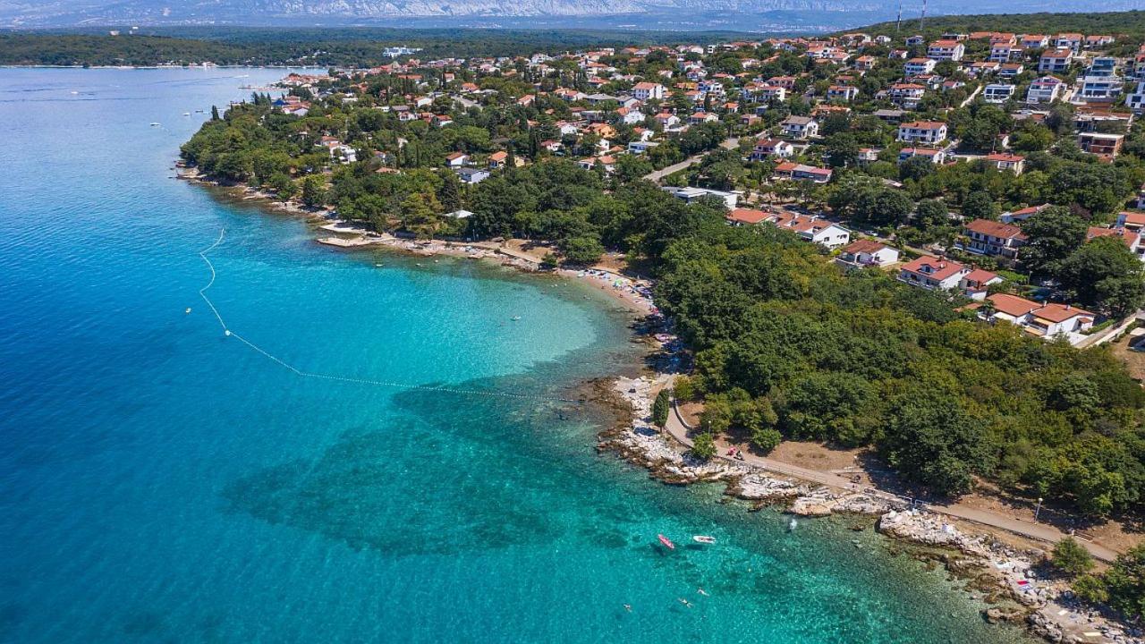 Njivice, Otok Krk, Apartman Dora Exterior foto